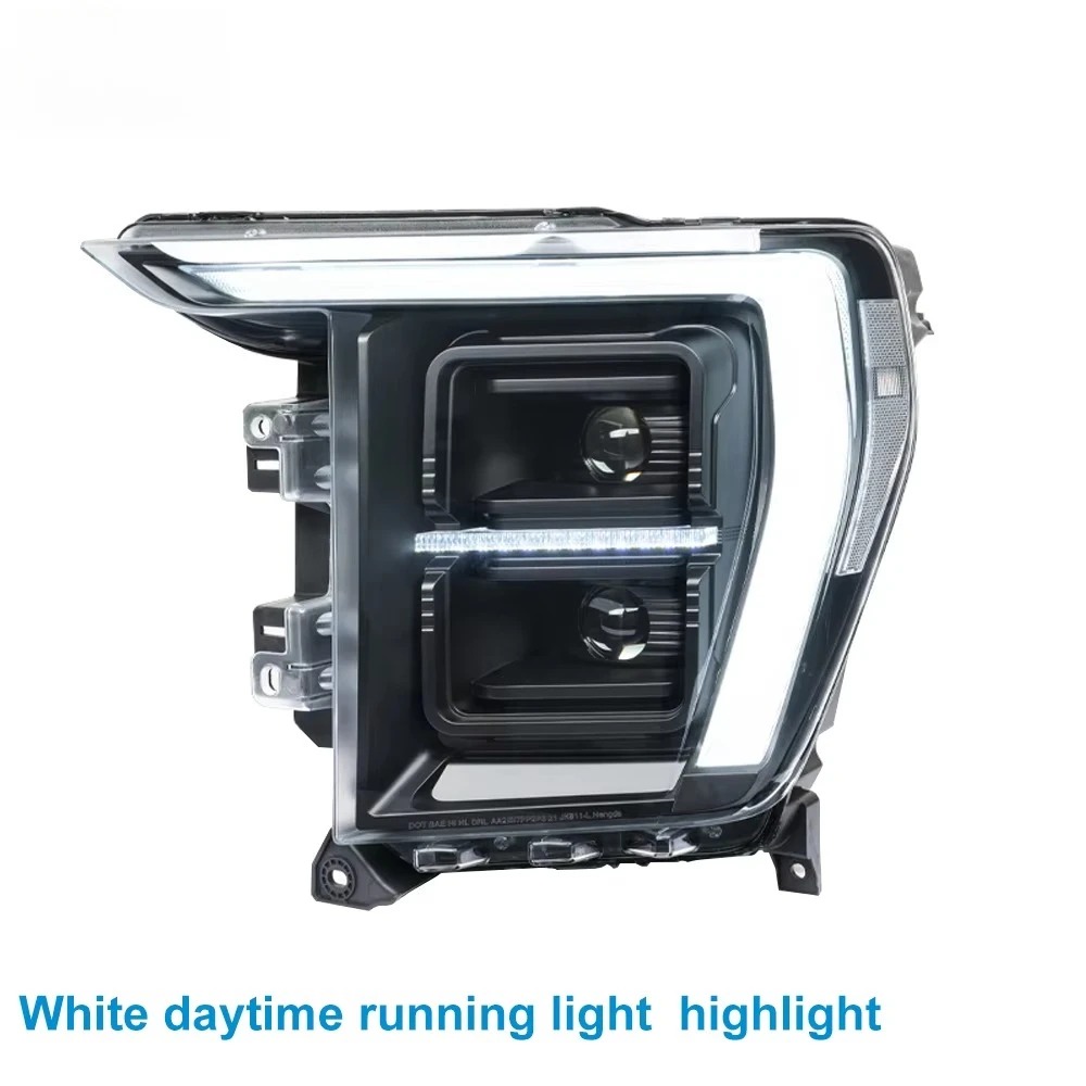 New 21-23 for Ranger Raptor F150 LED Headlight Assembly 12V 6000K IP68 Protection 70W 6000-8000LM One-year Warranty